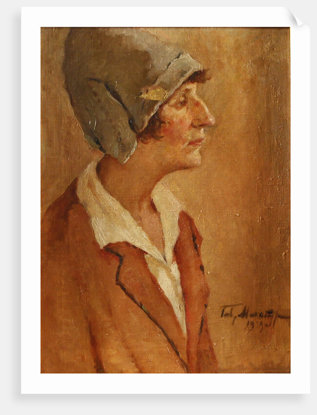 Portrait of the Poet Anna Akhmatova, 1929 by Gavriil Petrovich Makaturin