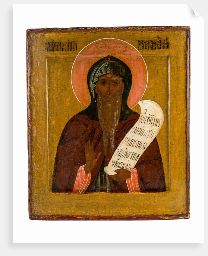 Venerable Nikita Stylites of Pereyaslavl, 17th century by Russian icon