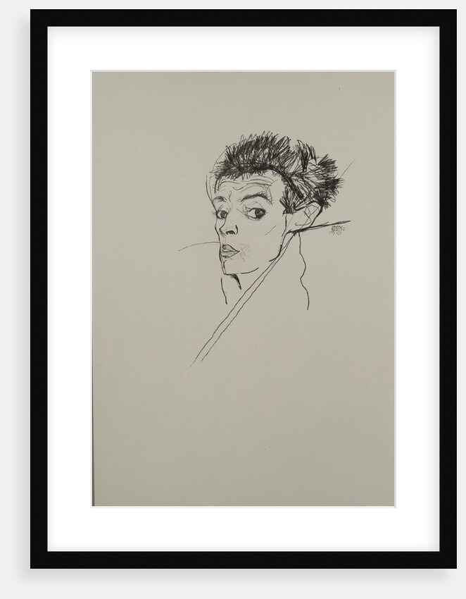 Self-portrait, 1913 by Egon Schiele