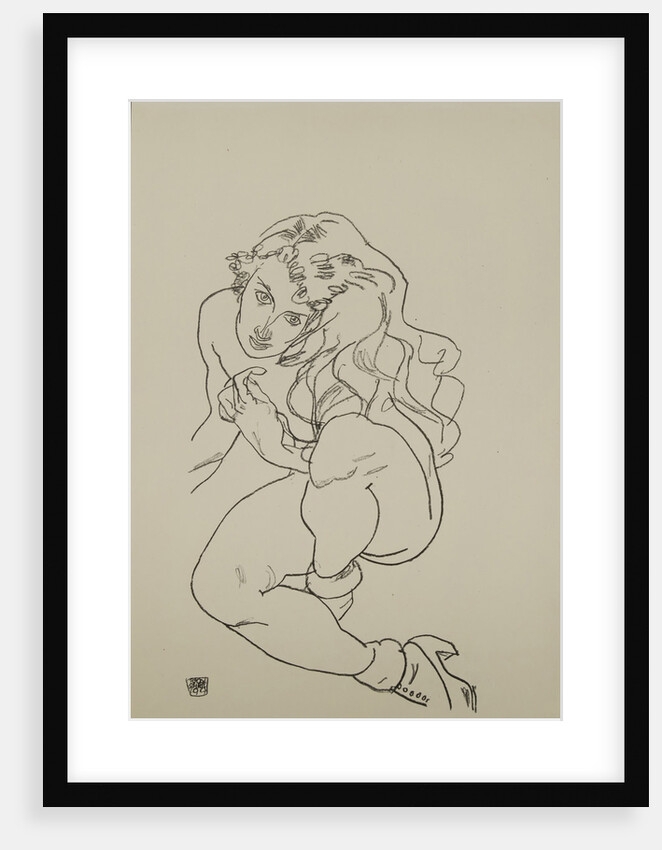 Seated Nude, 1917 by Egon Schiele