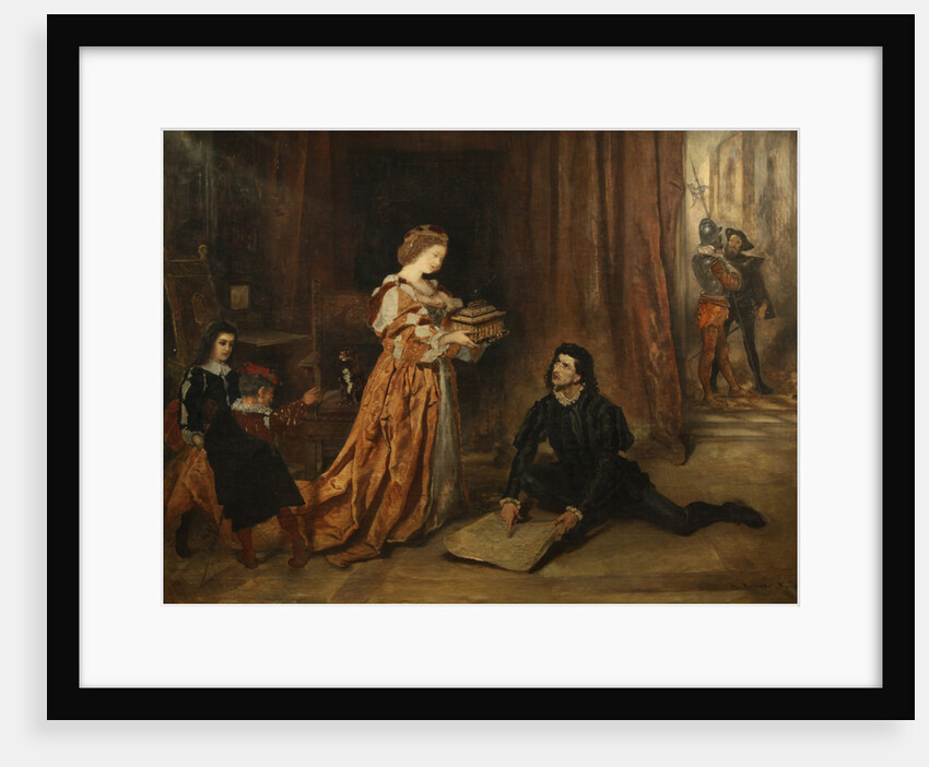 Columbus and Queen Isabella by Anton Romako