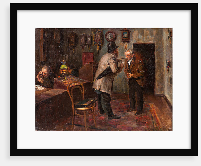 At the Jewelers, 1917 by Vladimir Yegorovich Makovsky