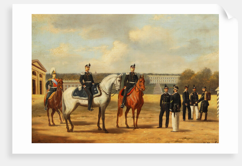 Grenadiers at Tsarskoe Selo by Nikolai Sergeyevich Matveyev