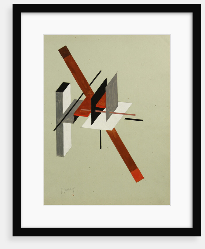 Proun, ca 1923 by El Lissitzky