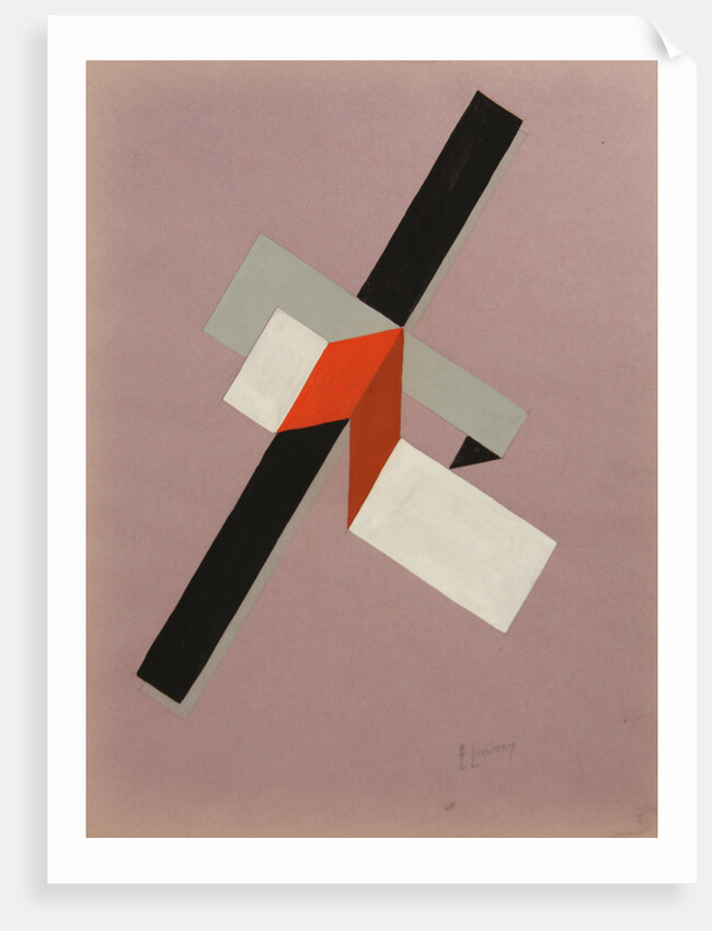 Proun, ca 1923 by El Lissitzky