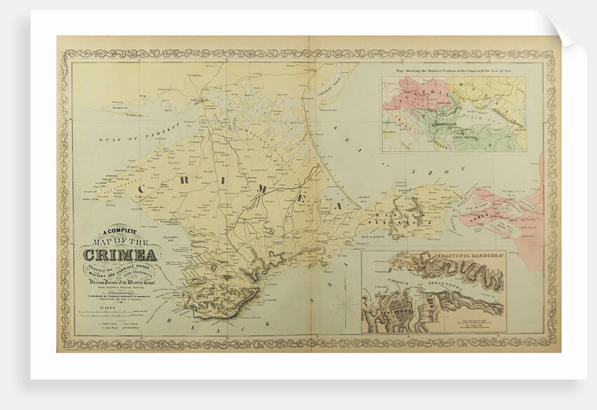 Map of the Crimea. by Anonymous master