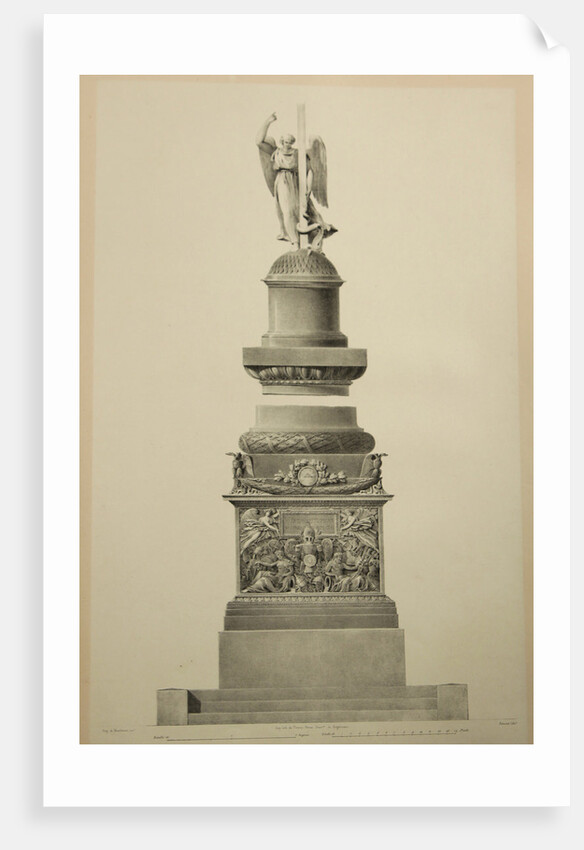 Project of the Monument Consecrated to the Memory of the Emperor Alexander I, 1829 by Anonymous