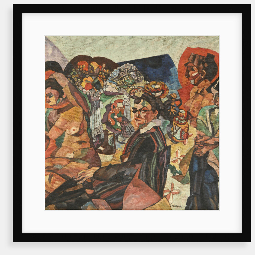 Self-Portrait with Artists Models by Anonymous
