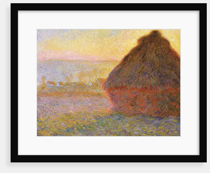 Grainstack (Sunset), 1891 by Anonymous