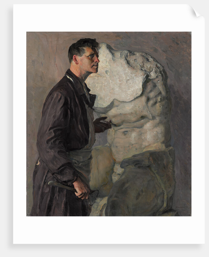 Portrait of the sculptor Ivan Dmitriyevich Shadr, 1934 by Anonymous