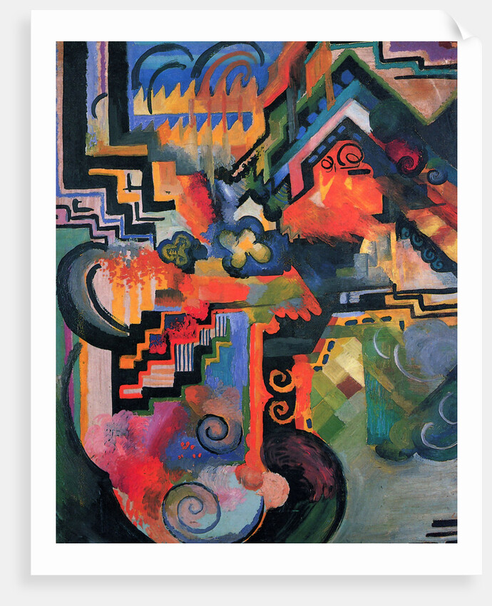 Colored Composition I (Hommage à Johann Sebastian Bach), 1912 by Anonymous