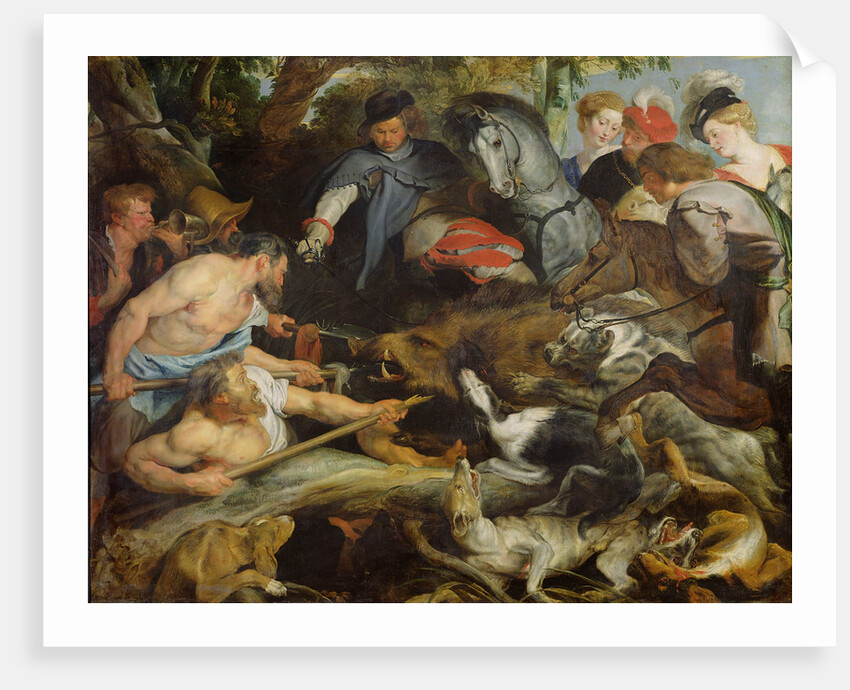 The Wild Boar Hunt, ca 1616 by Anonymous