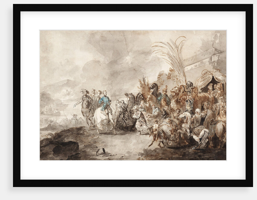 King Charles XII at Bender by Anonymous