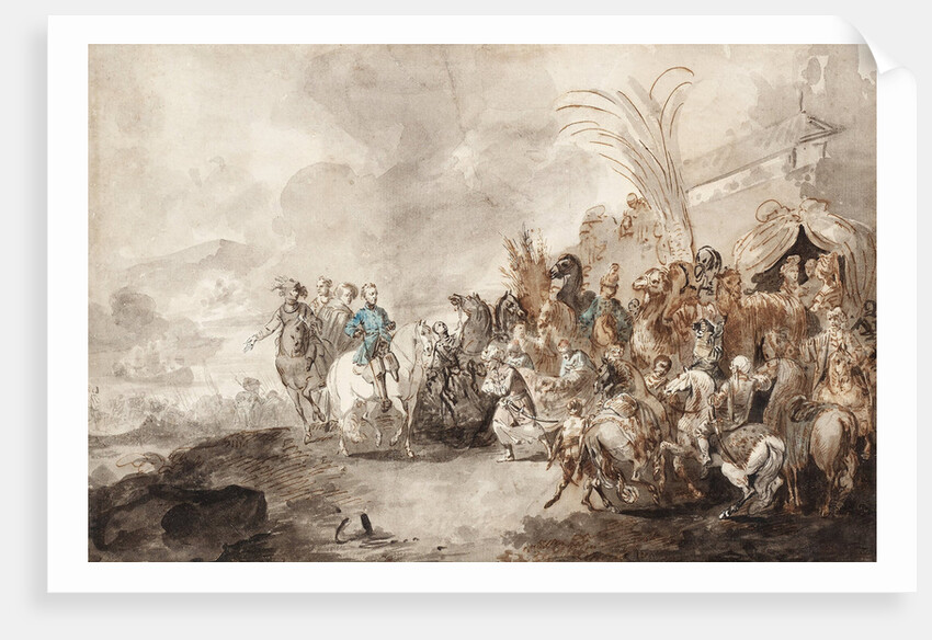 King Charles XII at Bender by Anonymous