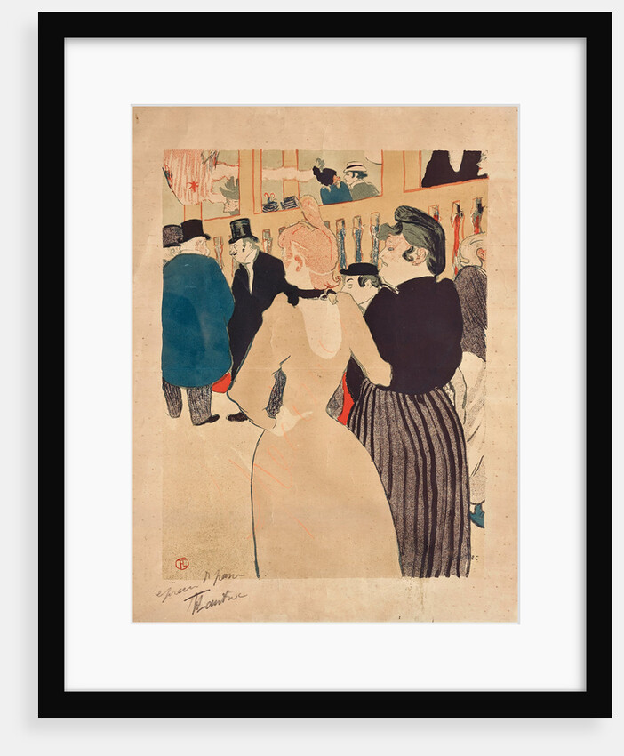 At the Moulin Rouge, La Goulue and her Sister (Au Moulin Rouge, La Goulue et sa s?ur), 1892 by Anonymous
