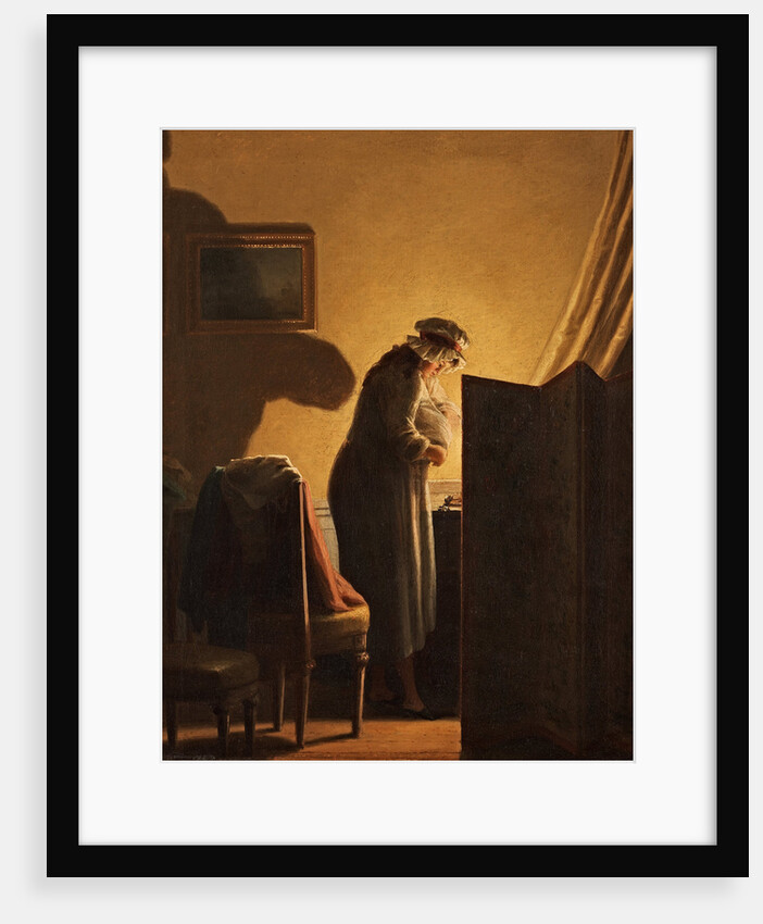 A boudoir scene by Anonymous