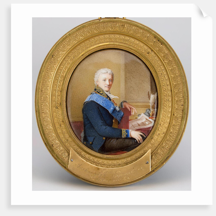 Portrait of Prince Alexander Sergeevich Stroganov, 1806-1807 by Anonymous