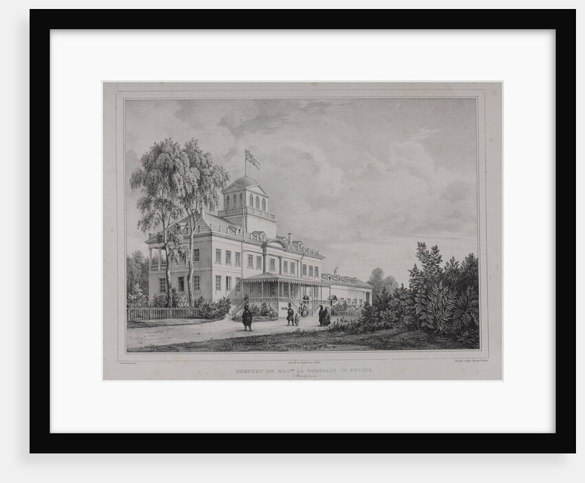 The Shuvalov Palace in Pargolovo, 1833 by Anonymous