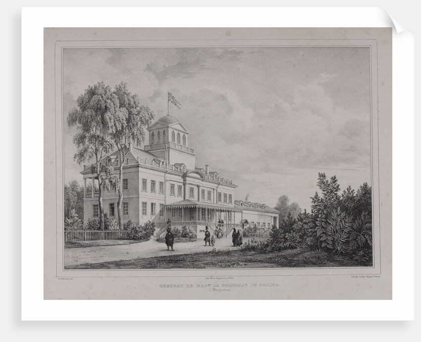 The Shuvalov Palace in Pargolovo, 1833 by Anonymous