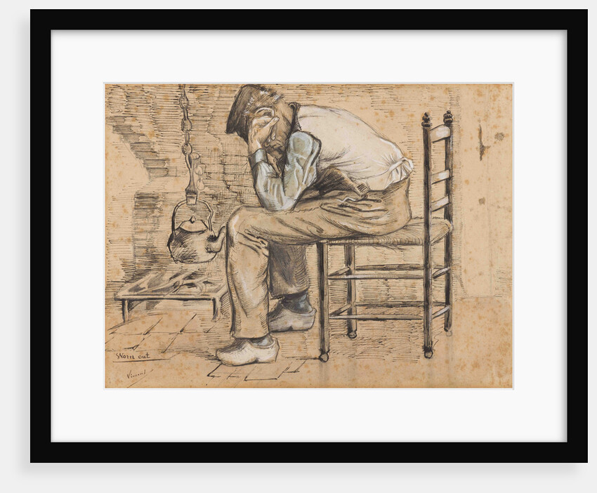 Worn out, 1881 by Anonymous