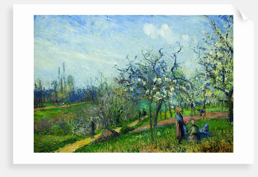 Flowering Orchard, 1871 by Anonymous
