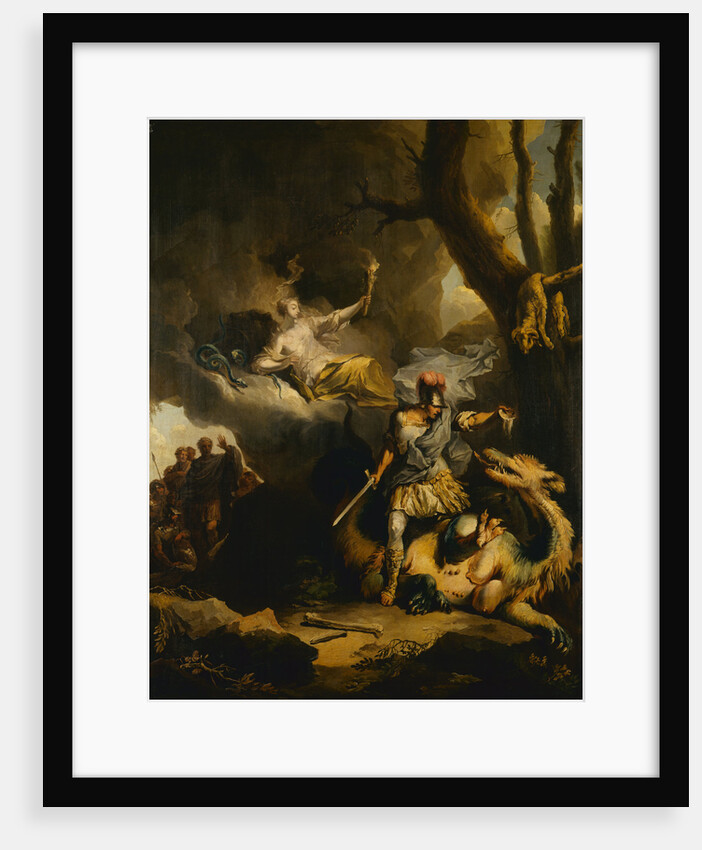 Jason killing the Colchian Dragon, ca 1766-1770 by Anonymous
