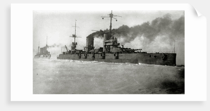 The Ice Cruise of the Baltic Fleet, The battleship Sevastopol, 1918 by Anonymous
