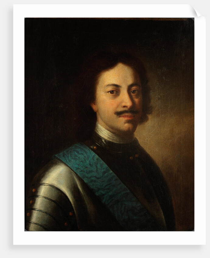 Portrait of Emperor Peter I the Great, First third of 18th cen by Anonymous