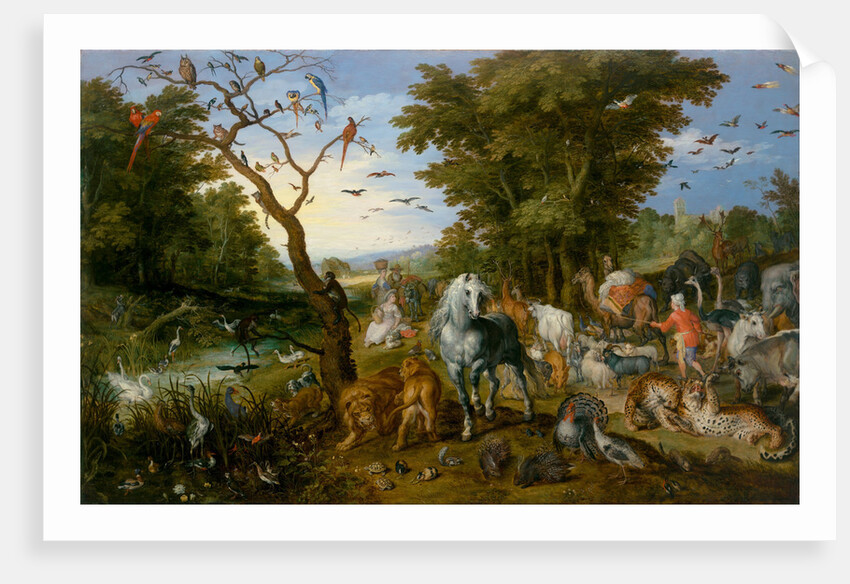 The Entry of the Animals into Noahs Ark, 1613 by Anonymous