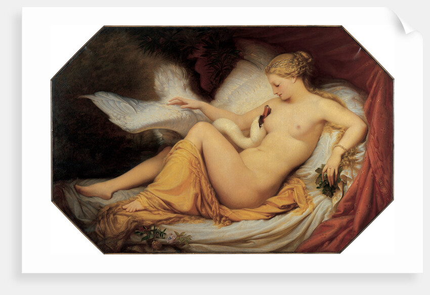 Leda and the Swan, 1855 by Anonymous