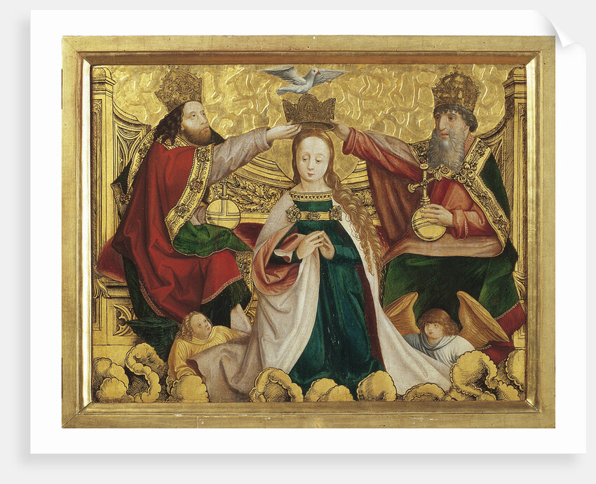 The Coronation of the Virgin with the Trinity, c. 1520 by Anonymous