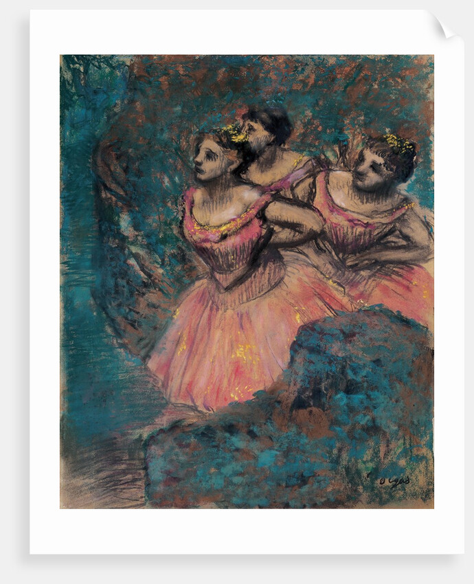 Three Dancers in Red, 1896 by Anonymous