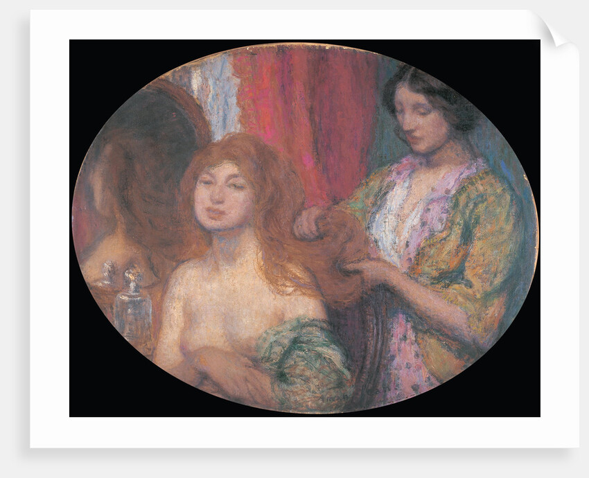 Combing the Hair, c. 1912 by Anonymous