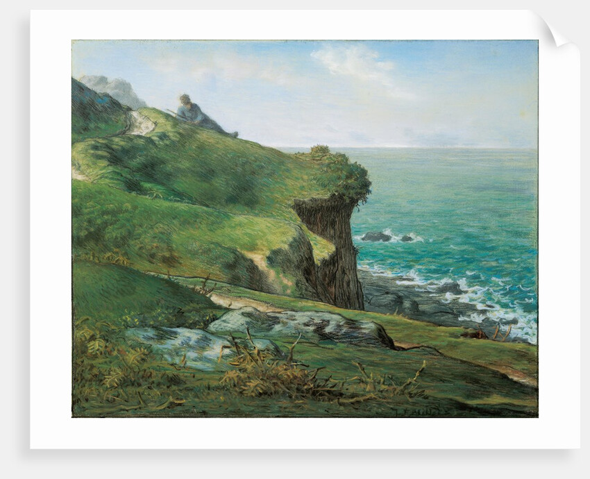 Cliffs at Gréville, 1871 by Anonymous