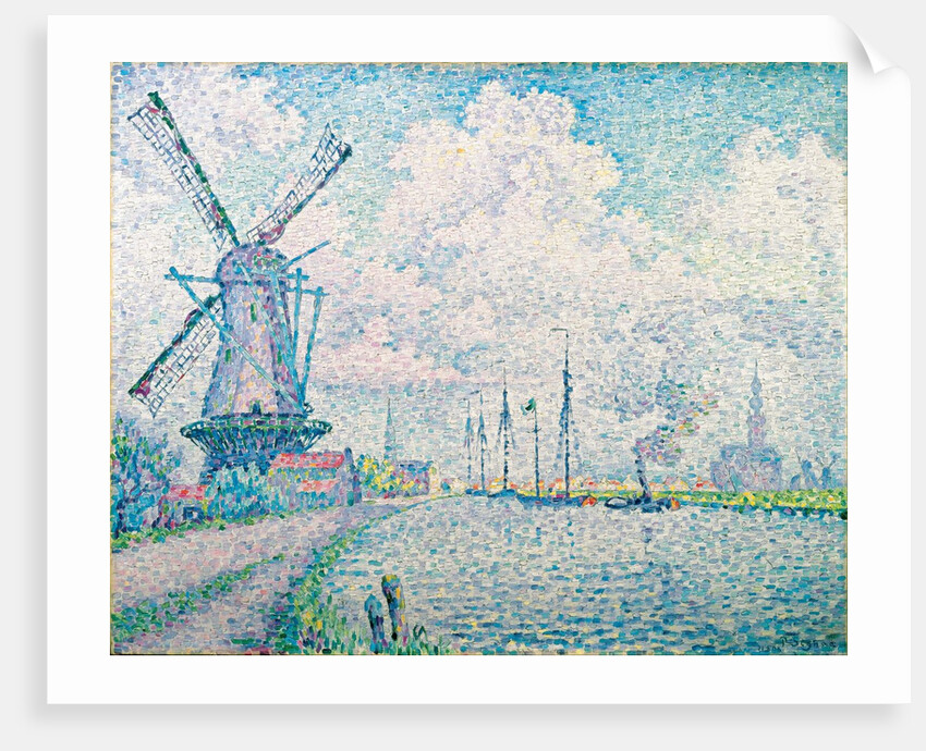 Canal in Overschie, 1906 by Anonymous