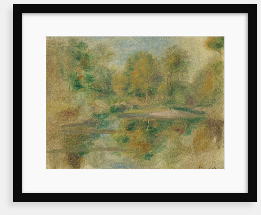 Pond and trees, 1913 by Anonymous