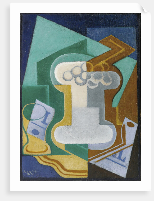 Glass and fruits, 1920 by Anonymous