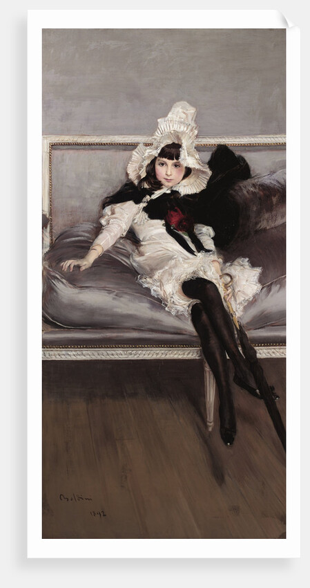 Portrait of Giovinetta Errazuriz, 1892 by Anonymous