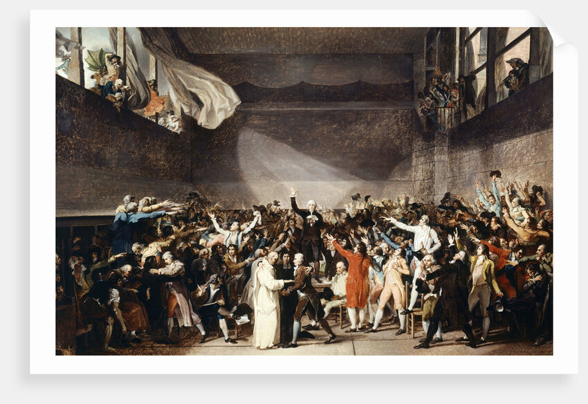 Der Ballhausschwur (Le Serment du Jeu de paume), 1791 by Anonymous