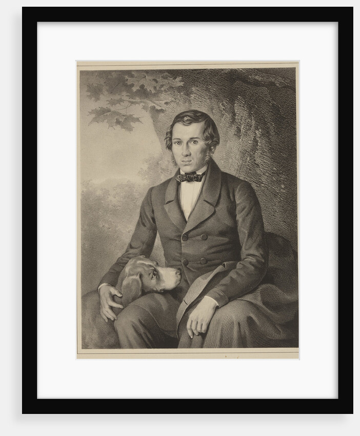 Portrait of the writer Yevhen Pavlovych Hrebinka, 1859 by Anonymous