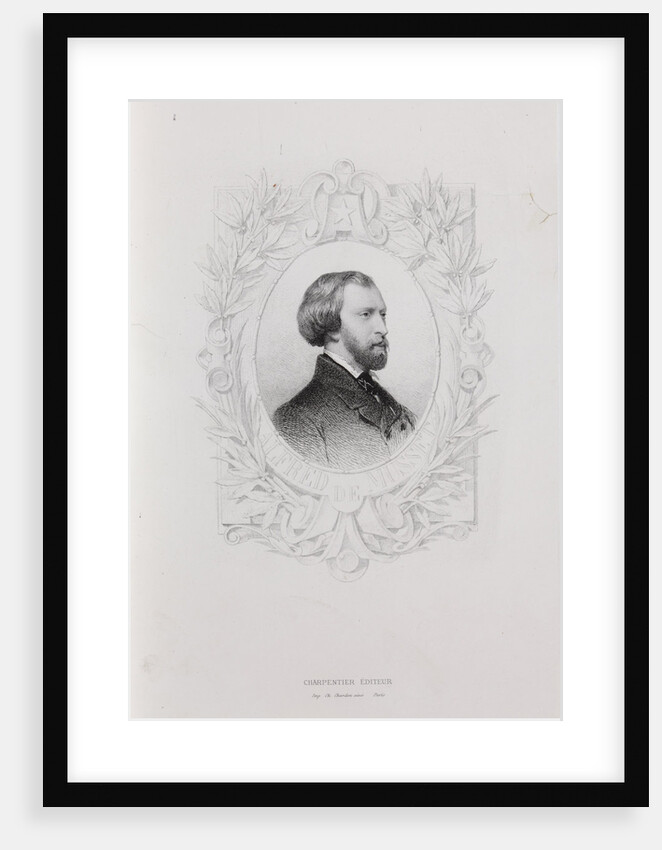 Portrait of Alfred de Musset, 1840s by Anonymous