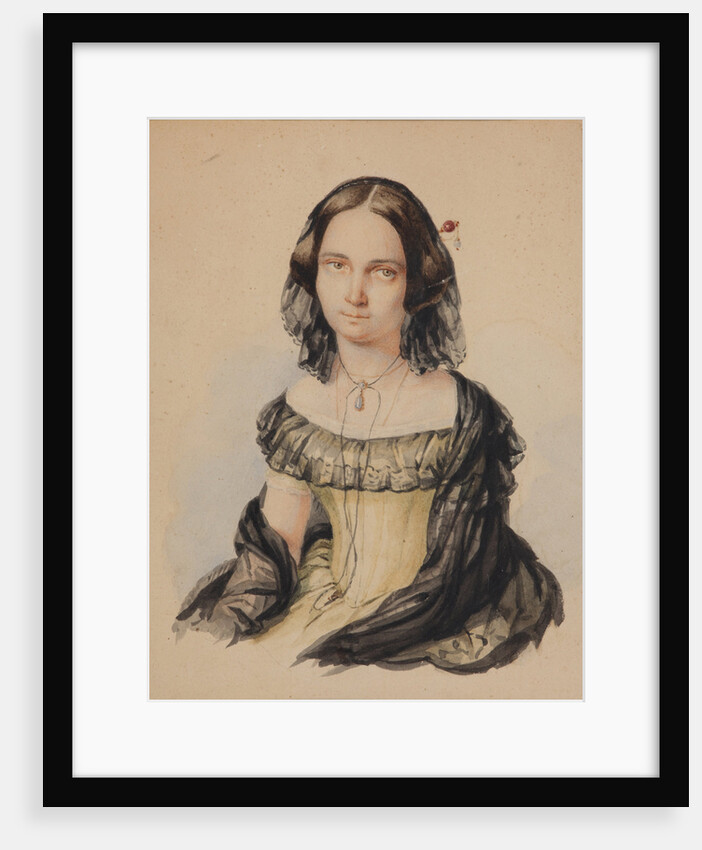 Yelizaveta Nikolayevna Krivtsova, née Princess Repnina-Volkonskaya, c. 1843 by Anonymous