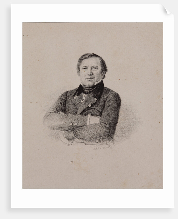 Portrait of the Philosopher Ivan Ivanovich Davydov, 1840s by Anonymous