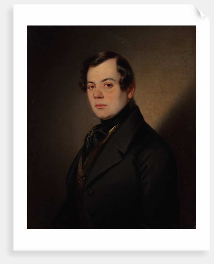 Portrait of the poet Vladimir Grigoryevich Benediktov, Early 1840s by Anonymous