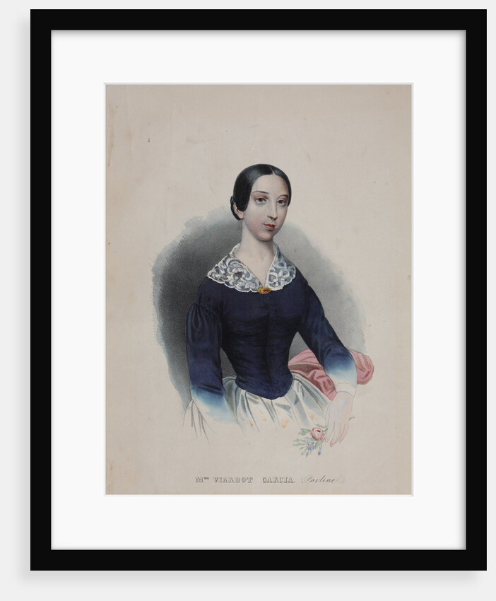 Portrait of the singer and composer Pauline Viardot, 1840s by Anonymous