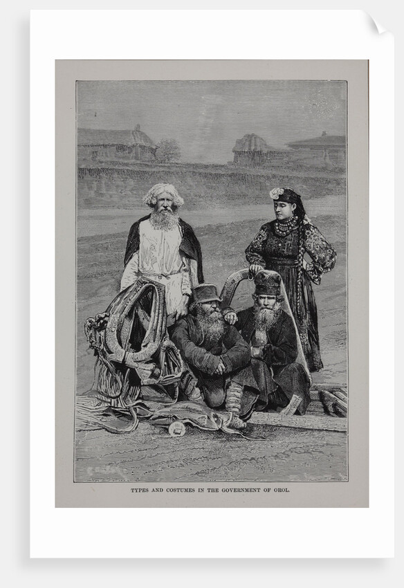 Peasants of the Government of Oryol, 1882 by Anonymous
