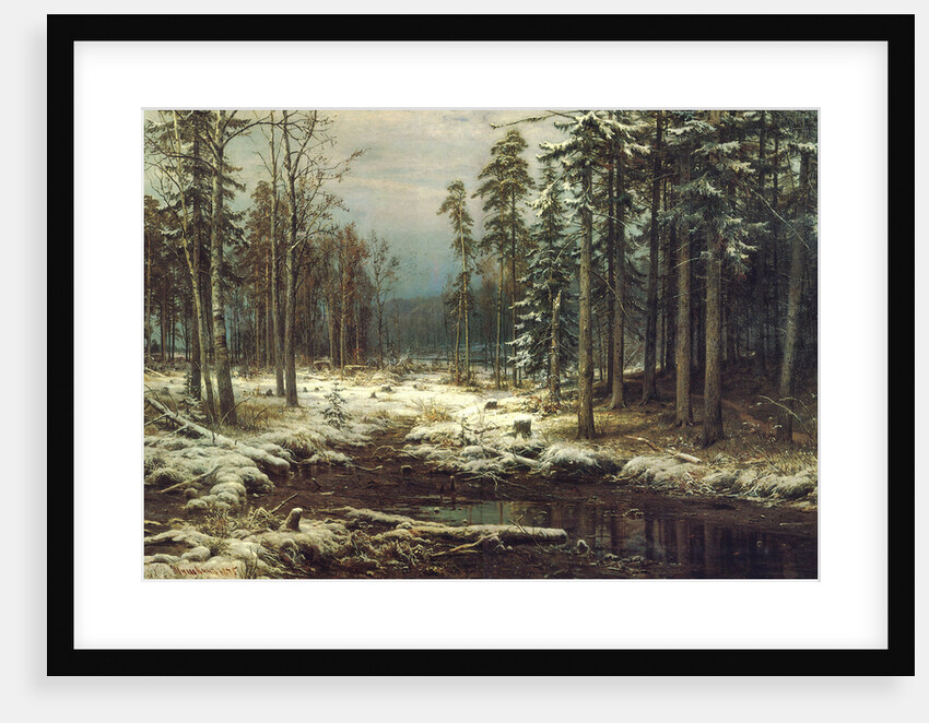First snow, 1875 by Anonymous