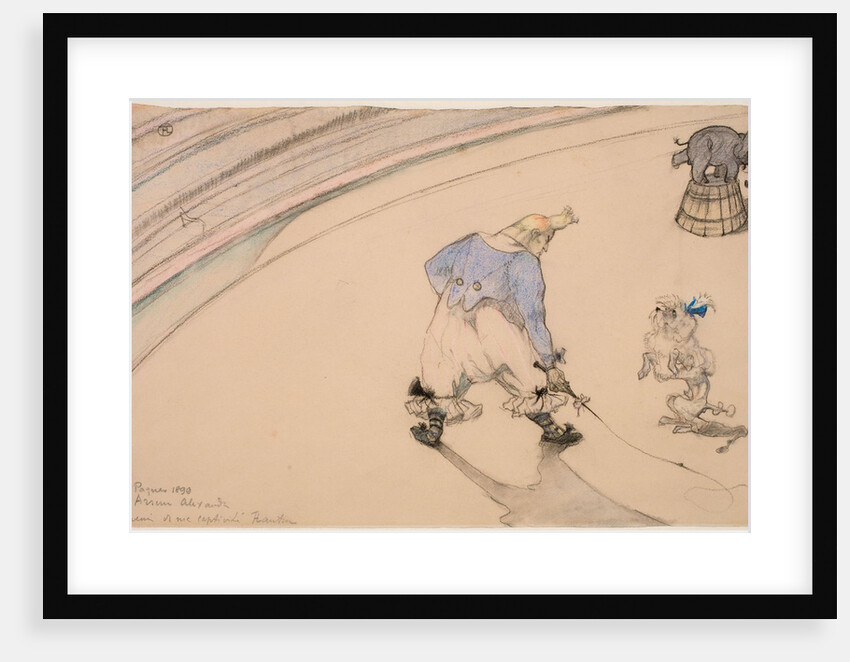At the Circus: Clown Footit, 1899 by Anonymous