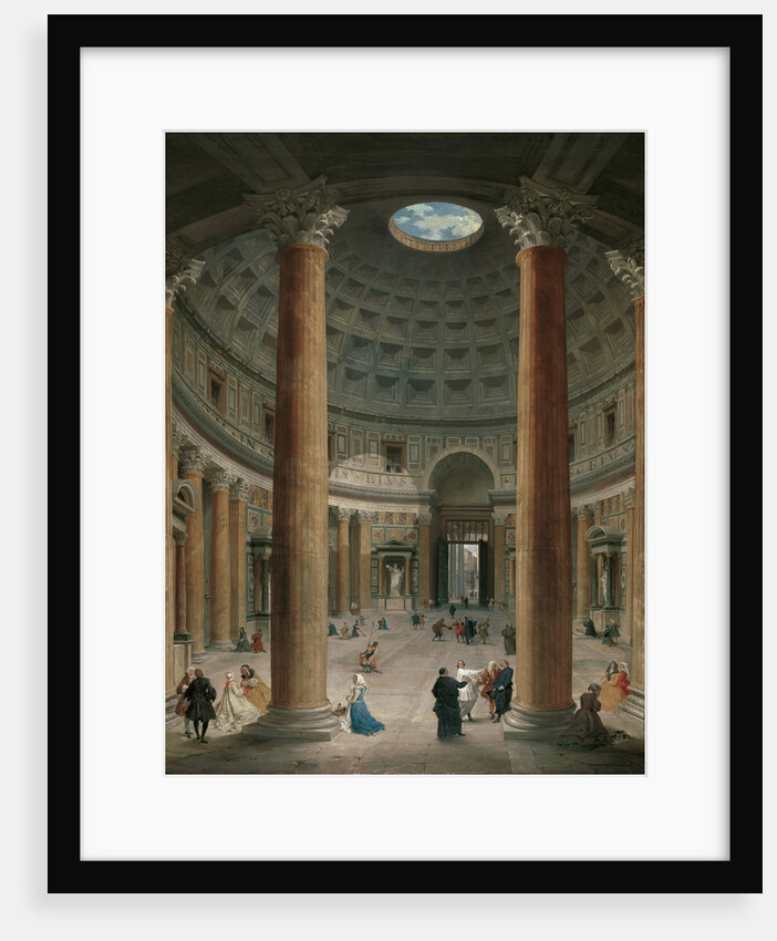 Interior of the Pantheon, Rome, 1735 by Anonymous