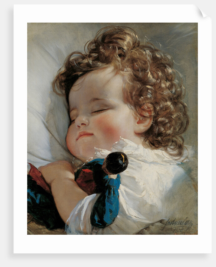 Portrait of Princess Marie Franziska von Liechtenstein at the age of two years, 1836 by Anonymous